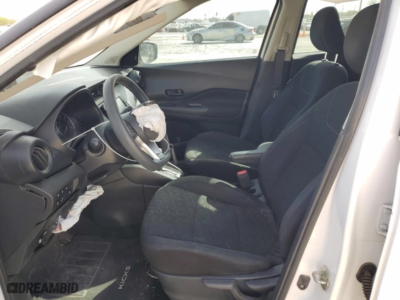 2021 Nissan Kicks S with VIN 3N1CP5BV4ML495037, listed as a Copart auction lot 47994415 with 62,158 mi miles and Salvage Title. Bid and sale history available at carsss.com. Image 7.