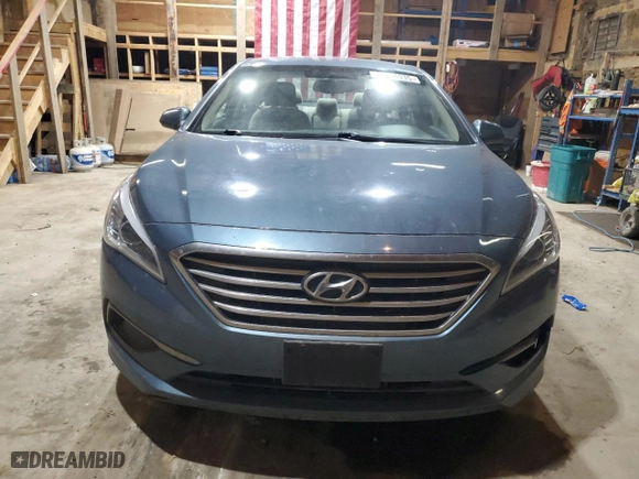 2016 Hyundai Sonata 2.4L SE with VIN 5NPE24AF6GH353446, listed as a Copart auction lot 48764935 with 124,855 mi miles and Clean Title. Bid and sale history available at carsss.com. Image 5.