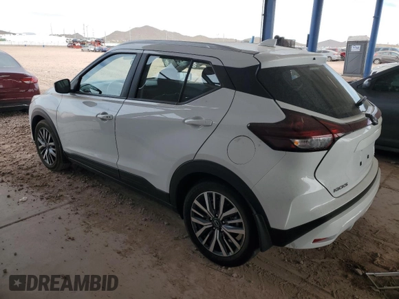 2024 Nissan Kicks SV with VIN 3N1CP5CVXRL483397, listed as a Copart auction lot 47669215 with 8,144 mi miles and Salvage Title. Bid and sale history available at carsss.com. Image 2.