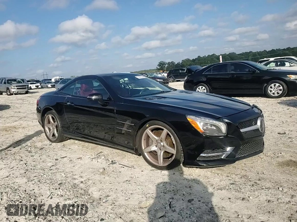 2015 Mercedes-Benz SL 550 with VIN WDDJK7DA7FF034796, listed as a Copart auction lot 71477874 with 53,842 mi miles and Salvage title. Bid and sale history available at DreamBid. Image 10.