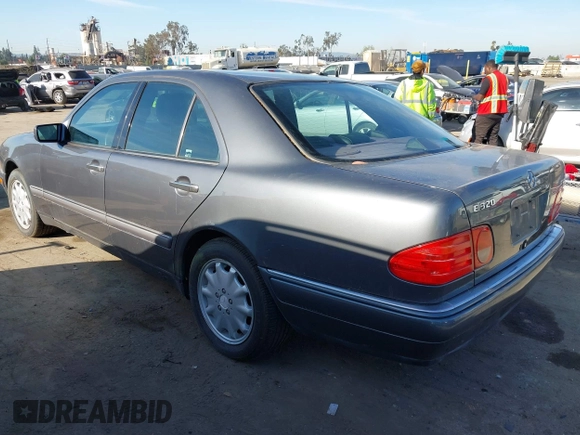 1997 Mercedes-Benz E 320 with VIN WDBJF55F7VA402305, listed as a IAAI auction lot 41865470 with 210,577 mi miles and . Bid and sale history available at DreamBid. Image 3.