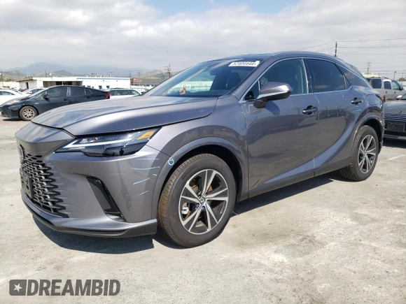 2023 Lexus RX with VIN 2T2BBMCA5PC021159, listed as a Copart auction lot 52404444 with 5,378 mi miles. Bid and sale history available at carsss.com. Image 1.