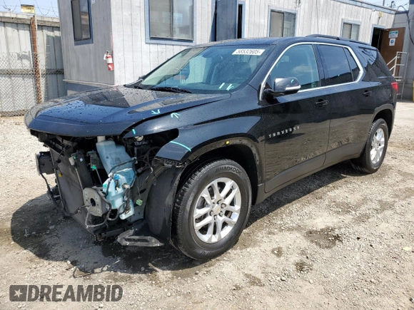 2019 Chevrolet Traverse LT z VIN 1GNERHKW9KJ173404, wystawiony jako Copart lot #58532605 z przebiegiem 105 730 mil mil oraz Szkoda całkowita • Salvage title. Historia ofert i sprzedaży dostępna na DreamBid. Obrazek 1.