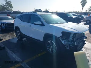 2019 GMC Terrain SLT with VIN 3GKALPEV7KL220139, listed as a IAAI auction lot 41026367 with 66,444 mi miles. Bid and sale history available at carsss.com. Image 1.
