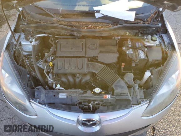 2014 Mazda 2 Sport with VIN JM1DE1KZ6E0184808, listed as a Copart auction lot 83399384 with 96,866 mi miles and Salvage Title. Bid and sale history available at carsss.com. Image 11.