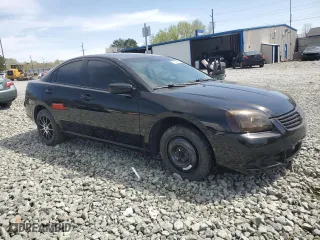 2009 Mitsubishi Galant ES with VIN 4A3AB36FX9E007420, listed as a Copart auction lot 50624855 with 253,584 mi miles and Salvage Title. Bid and sale history available at carsss.com. Image 4.