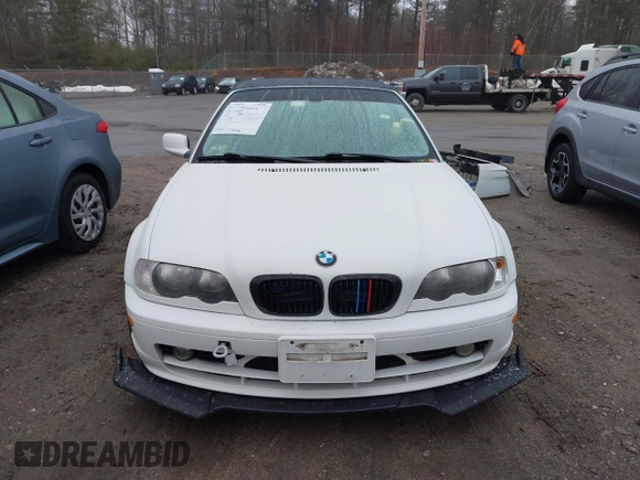 2003 BMW 3 Series 325Ci with VIN WBABS33453JY44047, listed as a IAAI auction lot 41050950 with 94,759 mi miles. Bid and sale history available at carsss.com. Image 13.