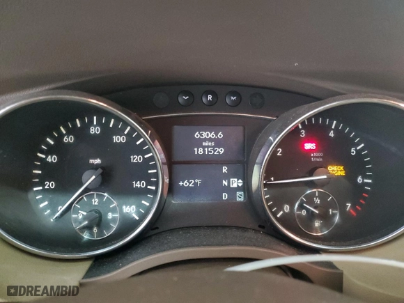 2007 Mercedes-Benz R-Class 3.5L with VIN 4JGCB65E07A056681, listed as a Copart auction lot 74299984 with 181,529 mi miles and Salvage Title. Bid and sale history available at carsss.com. Image 9.