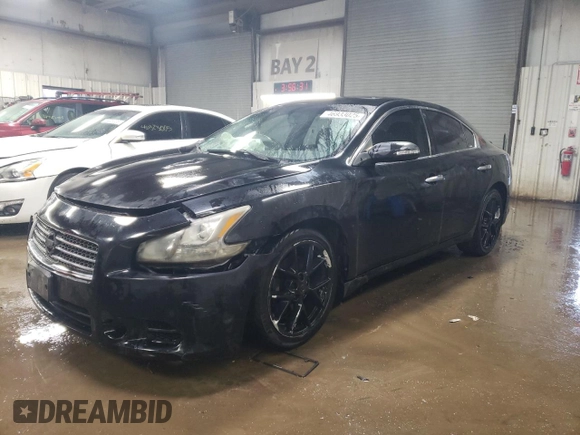 2009 Nissan Maxima SV with VIN 1N4AA51E79C854199, listed as a Copart auction lot 46933025 with 165,102 mi miles and Salvage Title. Bid and sale history available at DreamBid. Image 1.