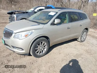 2014 Buick Enclave Leather with VIN 5GAKRBKD7EJ237632, listed as a IAAI auction lot 41791710 with 111,435 mi miles and . Bid and sale history available at DreamBid. Image 18.