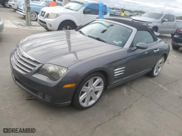 2005 Chrysler Crossfire Limited with VIN 1C3AN65L75X030160, listed as a Copart auction lot 73978574 with 0 mi miles and Salvage Title. Bid and sale history available at carsss.com. Image 1.