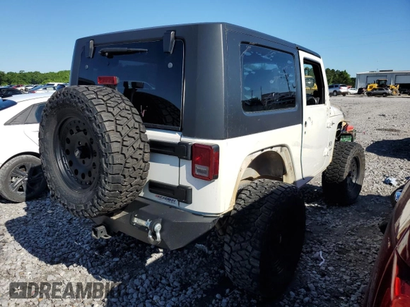 2008 Jeep Wrangler X with VIN 1J4FA24108L642938, listed as a Copart auction lot 55653525 with 119,424 mi miles and Salvage title. Bid and sale history available at DreamBid. Image 3.