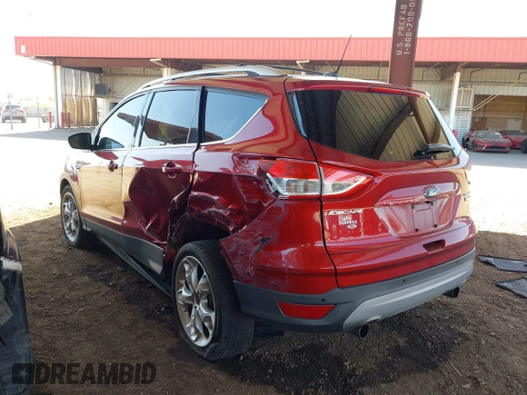 2013 Ford Escape Titanium with VIN 1FMCU0J96DUB08681, listed as a IAAI auction lot 42068864 with 102,094 mi miles and . Bid and sale history available at carsss.com. Image 3.