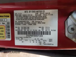 2014 Ford Fusion SE with VIN 3FA6P0H70ER271323, listed as a IAAI auction lot 41890164 with 191,234 mi miles. Bid and sale history available at carsss.com. Image 9.