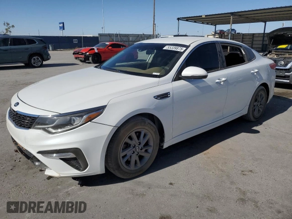 2020 Kia Optima LX z VIN 5XXGT4L39LG385953, wystawiony jako Copart lot #55339875 z przebiegiem 101 663 mil mil oraz Szkoda całkowita • Salvage title. Historia ofert i sprzedaży dostępna na DreamBid. Obrazek 1.