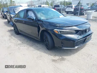 2025 Honda Civic Sport with VIN 2HGFE2F5XSH560117, listed as a IAAI auction lot 42115264 with 3,621 mi miles and . Bid and sale history available at DreamBid. Image 1.