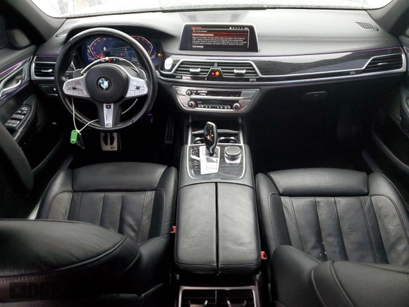 2022 BMW 7 Series 740i with VIN WBA7T2C08NCJ45450, listed as a Copart auction lot 44440605 with 75,297 mi miles and Salvage Title. Bid and sale history available at carsss.com. Image 8.