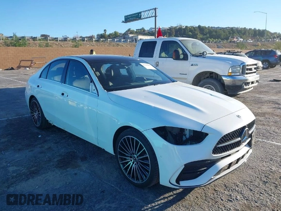2023 Mercedes-Benz C 300 with VIN W1KAF4GB4PR127556, listed as a IAAI auction lot 41606489 with 14,815 mi miles and . Bid and sale history available at DreamBid. Image 1.