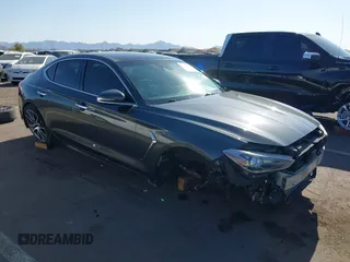 2019 Genesis G70 Advanced with VIN KMTG74LE6KU044218, listed as a IAAI auction lot 42001972 with 110,596 mi miles and . Bid and sale history available at DreamBid. Image 1.