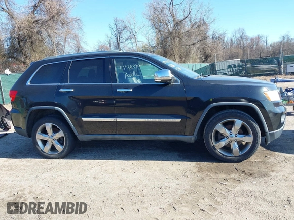 2011 Jeep Grand Cherokee Overland with VIN 1J4RS6GGXBC659349, listed as a IAAI auction lot 41778399 with 219,624 mi miles and . Bid and sale history available at DreamBid. Image 13.