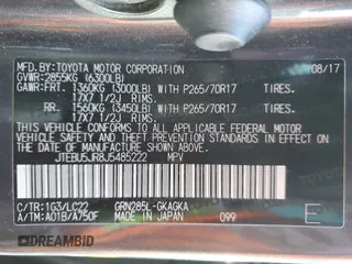 2018 Toyota 4Runner SR5 z VIN JTEBU5JR8J5485222, wystawiony jako Copart lot #52633325 z przebiegiem 107 412 mil mil oraz Szkoda całkowita • Salvage title. Historia ofert i sprzedaży dostępna na DreamBid. Obrazek 13.