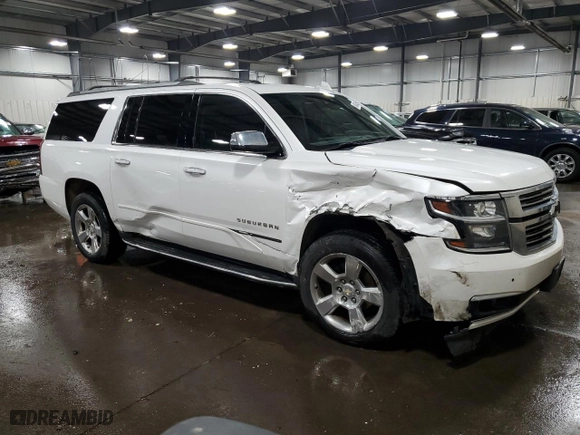 2017 Chevrolet Suburban Premier with VIN 1GNSKJKC1HR131632, listed as a Copart auction lot 49453455 with 140,325 mi miles and Salvage Title. Bid and sale history available at carsss.com. Image 4.