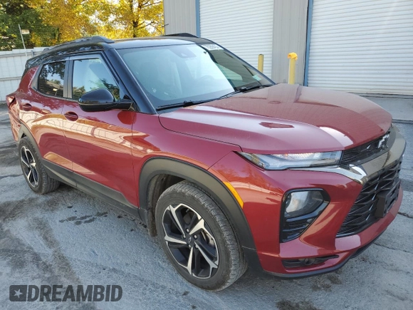 2021 Chevrolet TrailBlazer RS with VIN KL79MUSL7MB126132, listed as a Copart auction lot 70269433 with 45,143 mi miles. Bid and sale history available at carsss.com. Image 4.