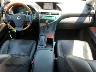 2012 Lexus RX 450h with VIN JTJBC1BA7C2050279, listed as a Copart auction lot 63818645 with 135,726 mi miles and Salvage title. Bid and sale history available at DreamBid. Image 8.
