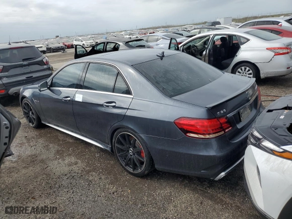 2014 Mercedes-Benz E-Class E 63 AMG S-Model with VIN WDDHF7GB5EB032039, listed as a Copart auction lot 74464924 with 0 mi miles and Salvage Title. Bid and sale history available at carsss.com. Image 2.