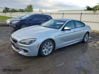 2016 BMW 6 Series 640i with VIN WBA6D0C53GD927810, listed as a Copart auction lot 63524364 with 53,118 mi miles and Salvage Title. Bid and sale history available at carsss.com. Image 1.