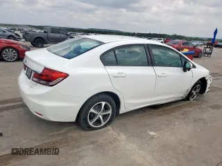 2015 Honda Civic SE z VIN 19XFB2F70FE248303, wystawiony jako Copart lot #59338575 z przebiegiem 134 370 mil mil oraz Szkoda całkowita • Salvage title. Historia ofert i sprzedaży dostępna na DreamBid. Obrazek 3.