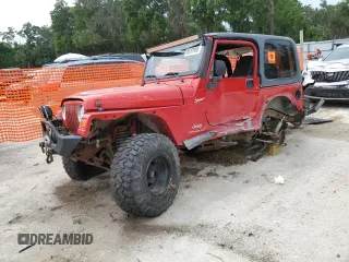 2003 Jeep Wrangler Sport with VIN 1J4FA49S43P309138, listed as a Copart auction lot 55737065 with 213,920 mi miles and Non repairable. Bid and sale history available at DreamBid. Image 1.