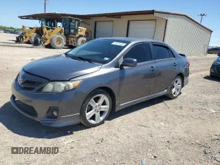 2013 Toyota Corolla L with VIN 5YFBU4EE9DP212254, listed as a Copart auction lot 53374405 with 107,413 mi miles and Salvage Title. Bid and sale history available at carsss.com. Image 1.
