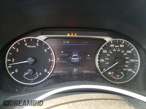 2019 Nissan Altima 2.5 Platinum with VIN 1N4BL4FW0KC205506, listed as a Copart auction lot 44940555 with 64,038 mi miles and Salvage Title. Bid and sale history available at carsss.com. Image 9.