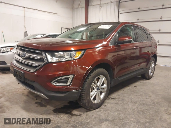 2015 Ford Edge SEL with VIN 2FMTK4J86FBC16473, listed as a IAAI auction lot 41700358 with 146,526 mi miles. Bid and sale history available at carsss.com. Image 2.