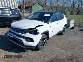 2023 Jeep Compass Limited with VIN 3C4NJDCN8PT534989, listed as a IAAI auction lot 42061842 with 19,031 mi miles and . Bid and sale history available at DreamBid. Image 2.