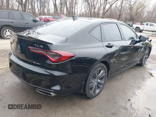 2022 Acura TLX w/A-Spec Package with VIN 19UUB6F5XNA002178, listed as a IAAI auction lot 41850627 with 68,762 mi miles and . Bid and sale history available at DreamBid. Image 4.
