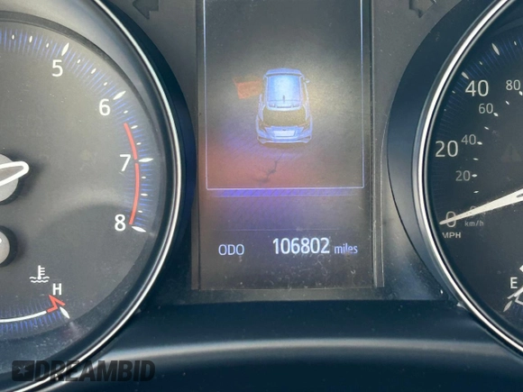 2018 Toyota C-HR XLE with VIN NMTKHMBX1JR004008, listed as a Copart auction lot 61504265 with 106,802 mi miles and Clean title. Bid and sale history available at DreamBid. Image 8.