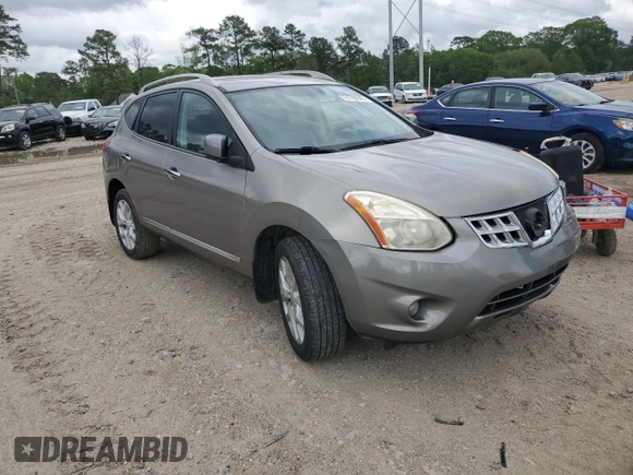 2013 Nissan Rogue SL with VIN JN8AS5MT8DW524410, listed as a Copart auction lot 51700245 with 167,026 mi miles and Salvage Title. Bid and sale history available at DreamBid. Image 4.