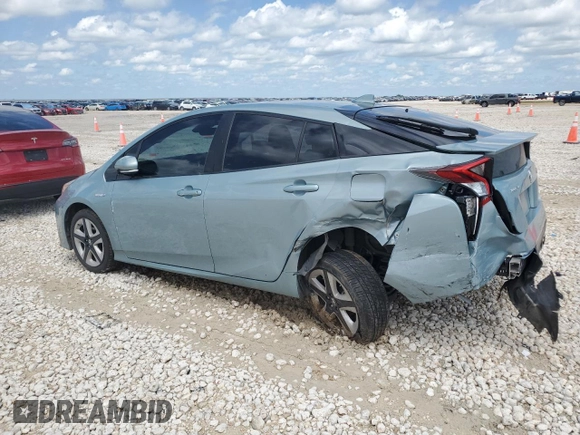 2017 Toyota Prius Two with VIN JTDKARFU5H3536196, listed as a Copart auction lot 53758985 with 116,757 mi miles and Salvage Title. Bid and sale history available at DreamBid. Image 2.