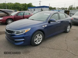 2018 Kia Optima LX z VIN 5XXGT4L35JG247386, wystawiony jako Copart lot #58320295 z przebiegiem 144 532 mil mil oraz Szkoda całkowita • Salvage title. Historia ofert i sprzedaży dostępna na DreamBid. Obrazek 1.