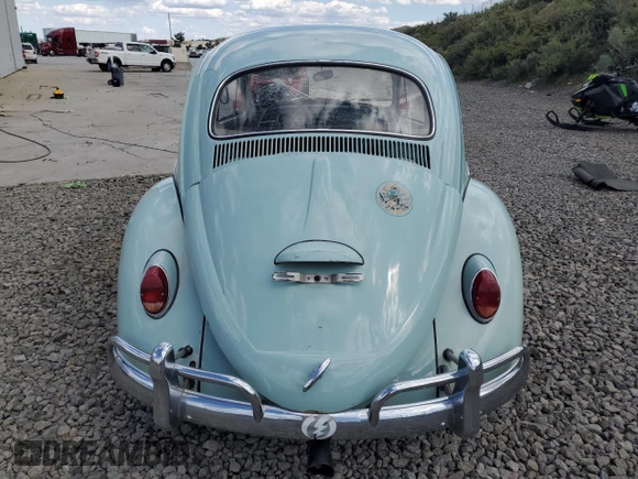 1964 Volkswagen Beetle with VIN 6441255, listed as a Copart auction lot 56974525 with 2,403 mi miles and Salvage title. Bid and sale history available at DreamBid. Image 6.