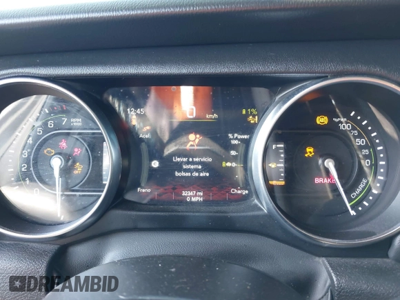 2022 Jeep Wrangler Unlimited Rubicon with VIN 1C4JJXR61NW160832, listed as a IAAI auction lot 39421092 with 32,347 mi miles and . Bid and sale history available at DreamBid. Image 7.