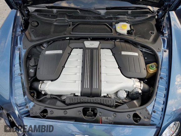 2013 Bentley Continental GT with VIN SCBGR3ZA0DC079677, listed as a Copart auction lot 82753764 with 58,406 mi miles and Salvage Title. Bid and sale history available at DreamBid. Image 12.