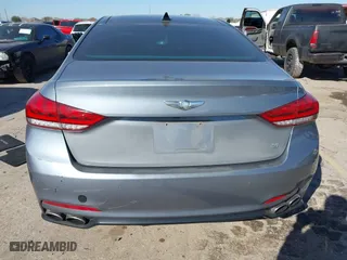 2015 Hyundai Genesis 5.0L with VIN KMHGN4JF9FU024515, listed as a IAAI auction lot 41741222 with 148,242 mi miles. Bid and sale history available at carsss.com. Image 15.