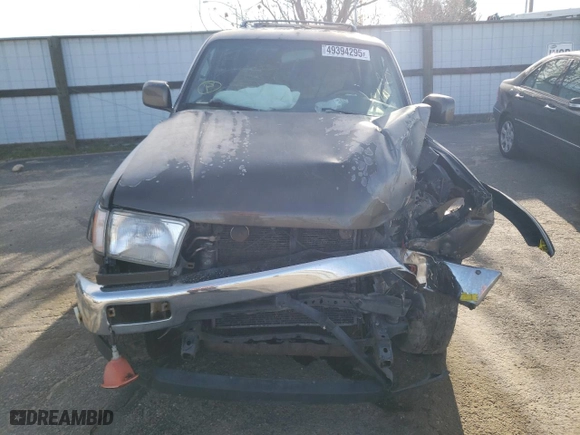 1998 Toyota 4Runner Limited with VIN JT3HN87R4W0162055, listed as a Copart auction lot 49394295 with 262,876 mi miles and Salvage Title. Bid and sale history available at carsss.com. Image 5.