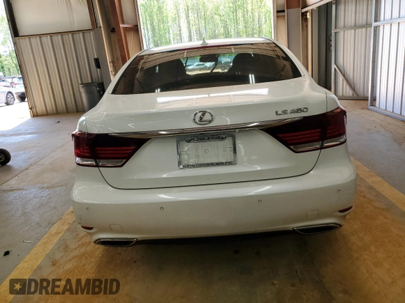 2013 Lexus LS 460 with VIN JTHBL5EF5D5118661, listed as a Copart auction lot 52514565 with Not provided miles and Salvage title. Bid and sale history available at DreamBid. Image 6.
