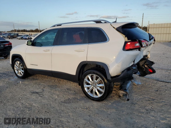 2017 Jeep Cherokee Limited with VIN 1C4PJLDS7HW507592, listed as a Copart auction lot 74676654 with 90,653 mi miles and Salvage Title. Bid and sale history available at DreamBid. Image 2.