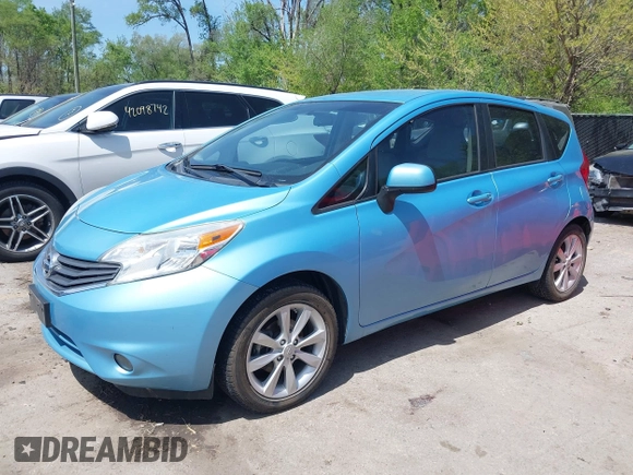 2014 Nissan Note S Plus with VIN 3N1CE2CP5EL404928, listed as a IAAI auction lot 42100373 with 96,763 mi miles and . Bid and sale history available at DreamBid. Image 2.