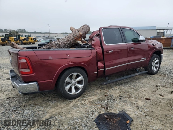 2020 Ram 1500 Limited z VIN 1C6RREHT1LN295438, wystawiony jako Copart lot #79493934 z przebiegiem 75 876 mil mil oraz Szkoda całkowita • Salvage title. Historia ofert i sprzedaży dostępna na DreamBid. Obrazek 3.